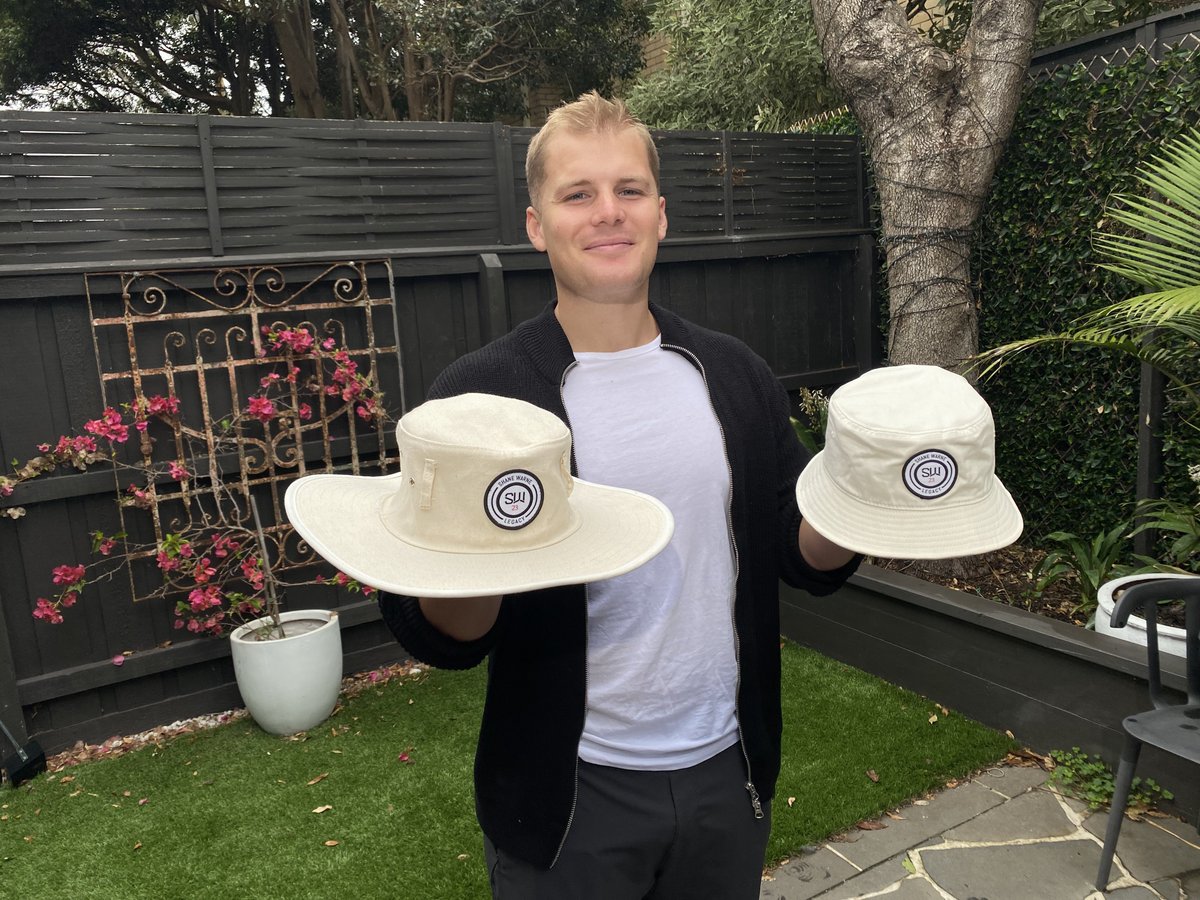 Shane Warne Legacy Bucket Hat (Off White)