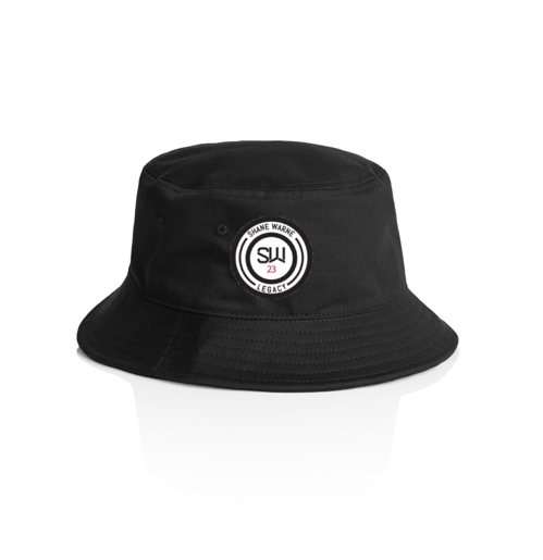 Shane Warne Legacy Black Bucket Hat