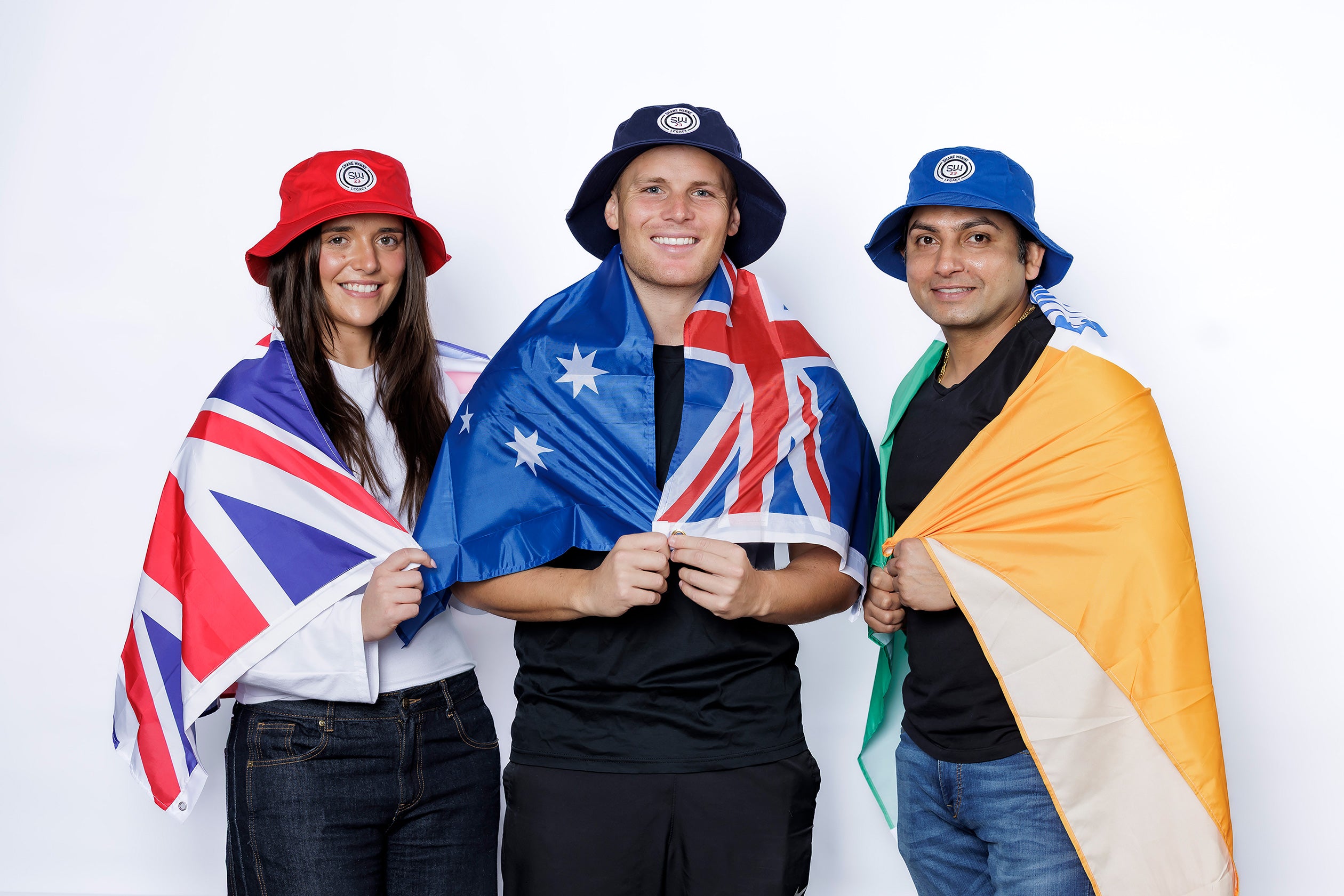 Shane Warne Legacy Bucket Hat (India Blue)